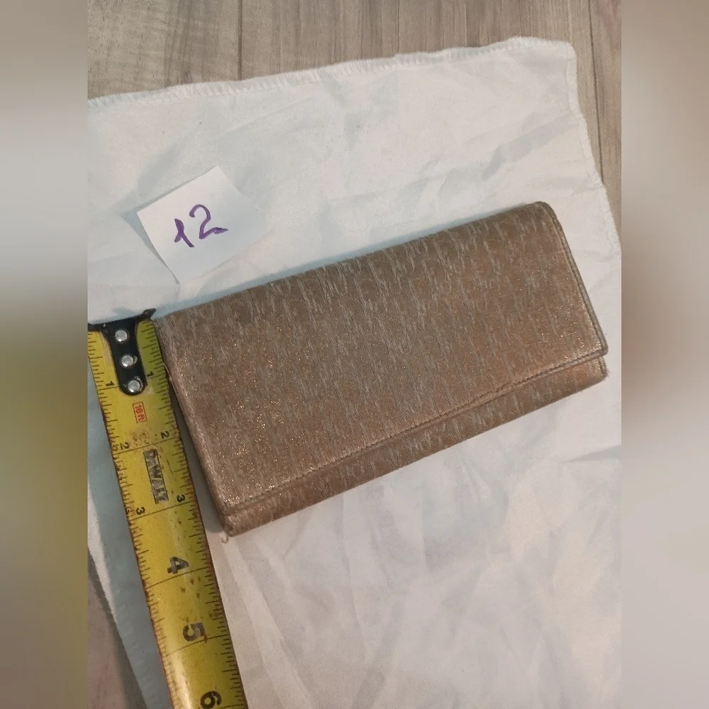 Vintage Christian Dior Monogram Bifold Long Wallet